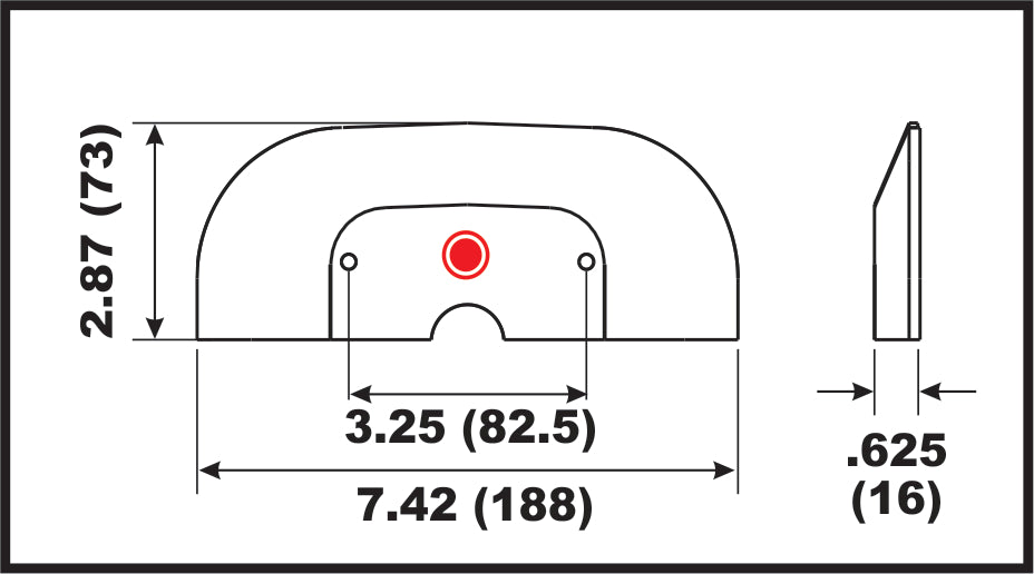 00041A Mercrusier Alpha Cavitation Plate Replaces 821629