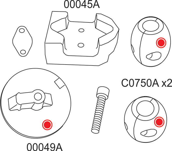 10108A Complete Anode Kit for Mercruiser Alpha One Gen I