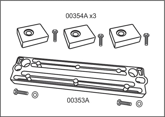 10482A Complete Anode Kit for Suzuki 200–250 HP Outboards