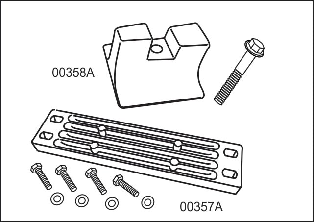 10491A Complete Anode Kit for Yamaha 300–425 HP Outboards