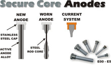 CE-2D Complete Aluminum Pencil Anode with Plug