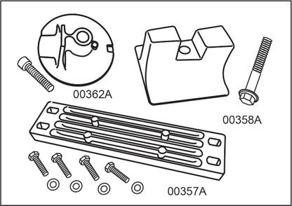 10492A Complete Anode Kit for Yamaha 300–350 HP Outboards