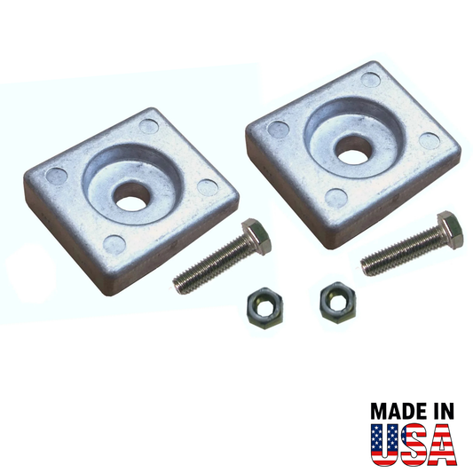 00027A for Honda Small Plate Anode — Replaces Honda 41106-ZW9-000