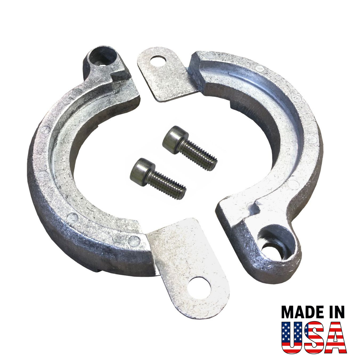00035A Yanmar Saildrive Split Ring Anode — Replaces Yanmar 196440-02660