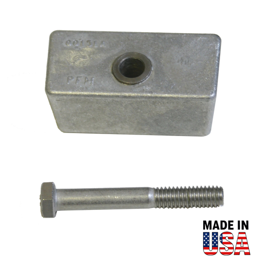 00151A for Bombardier (Johnson/Evinrude) Rear Gearcase Anode — Replaces 397768 / 395634