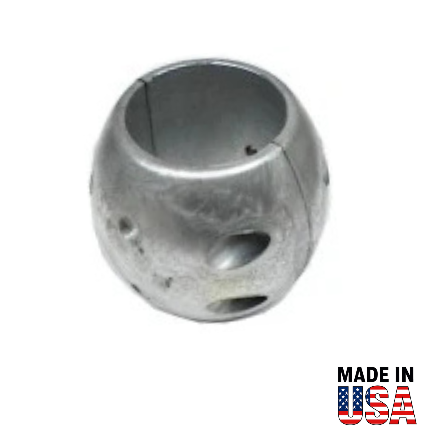 C2000A Streamlined Shaft Anode – 2" Aluminum Sacrificial Shaft Anode