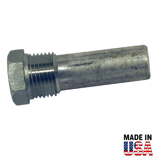 CE-1F Complete Aluminum Pencil Anode with Plug — Replaces E-1F / CME-1F