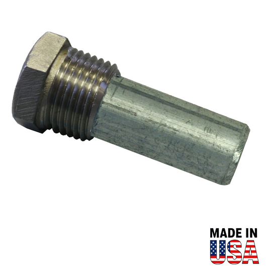 CE-2A Complete Aluminum Pencil Anode with Plug — Replaces E-2A / CME-2A