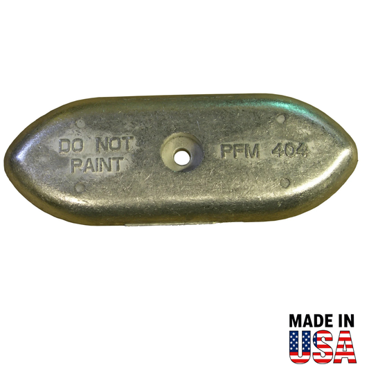 H404A Pacemaker Hull Anode – Aluminum Sacrificial Transom Anode
