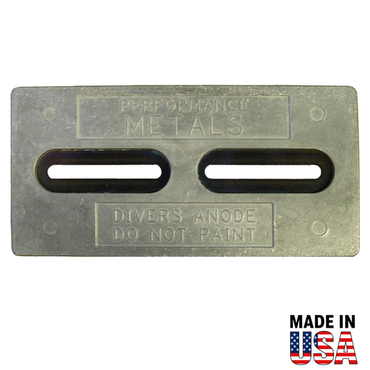HDDRA Diver's Anode Hull Anode – Aluminum Sacrificial Hull Anode