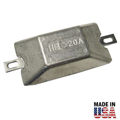 HE020A European Hull Anode – Aluminum Sacrificial Hull Anode