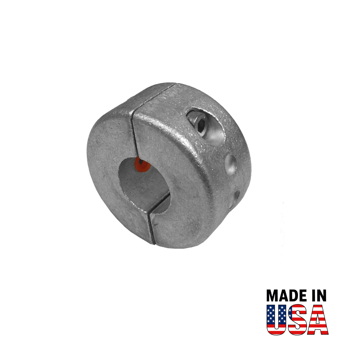 RCM25A Metric Reduced Clearance Collar Anode – 25mm Aluminum Shaft Anode