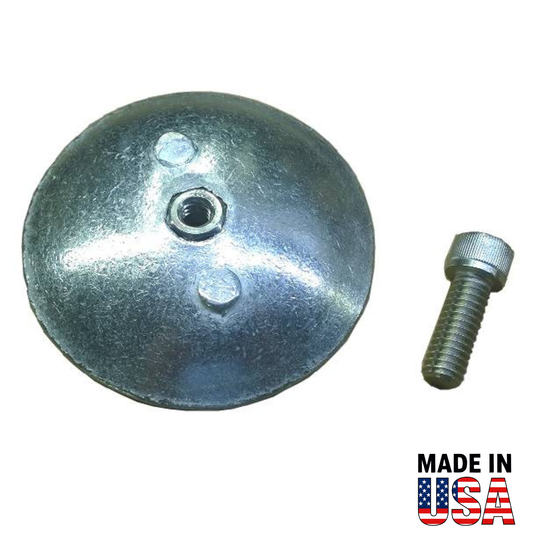 RH2813A Rudder / Trim Tab Half Anode – 2-13/16" Aluminum Sacrificial Anode