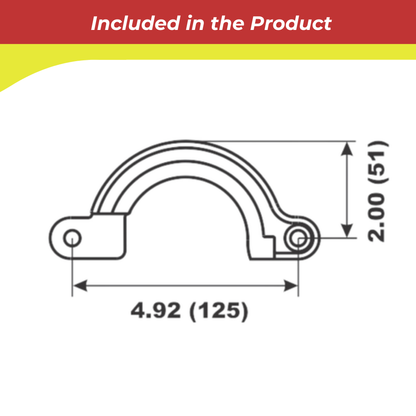 00035A Yanmar Saildrive Split Ring Anode — Replaces Yanmar 196440-02660