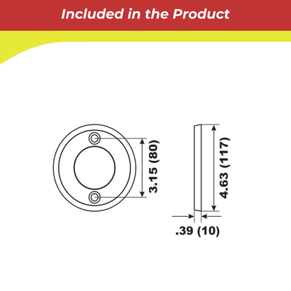 00114A for Volvo Penta V-17 Prop Ring Anode — Replaces Volvo 875805