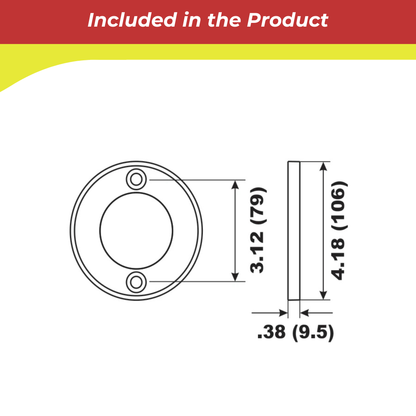 00115A for Volvo Penta V16 Prop Ring Anode — Replaces Volvo 875809