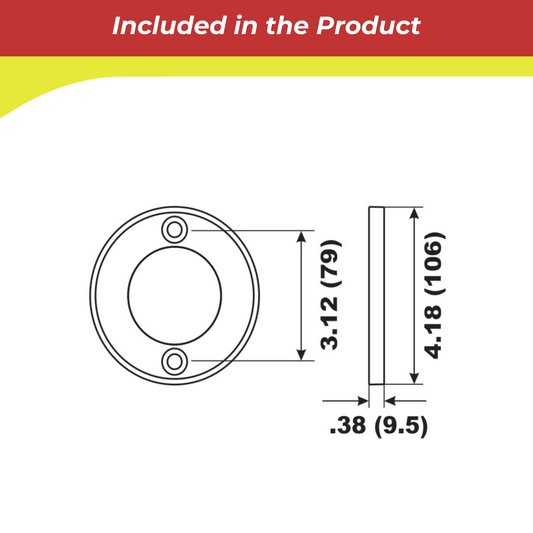 00115A for Volvo Penta V16 Prop Ring Anode — Replaces Volvo 875809