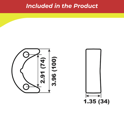 00142A for Bombardier (Johnson/Evinrude) Transom Anode — Replaces 392462