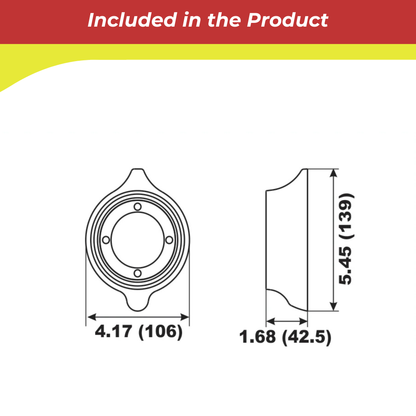 00160A for Volvo Penta 110 Sail Drive Prop Ring Anode — Replaces Volvo 875812