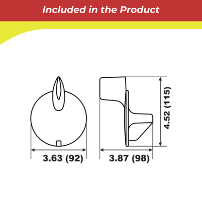 00223A for Trim Tab Anode 9.9–25hp — Replaces Mercury 98432 / 98432Q6