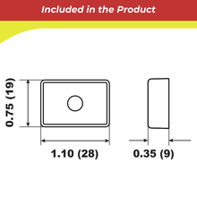 00226A for Square Block Anode 4–9.9hp — Replaces Mercury 875208 / Tohatsu 3H6-60218-0