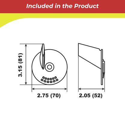 00352A for Trim Tab Anode 20–35hp — Replaces Suzuki 55125-96310