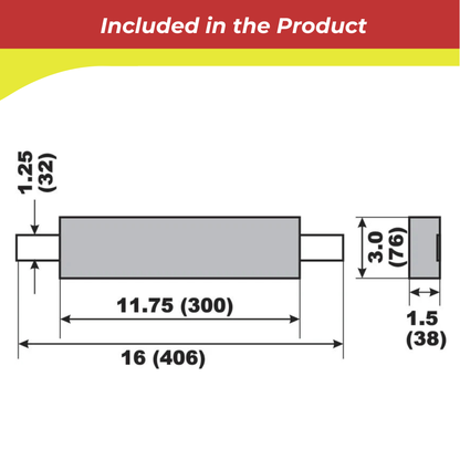 HA3A-A 5 lb Strap Anode with Aluminum Strap – Aluminum Sacrificial Hull Anode