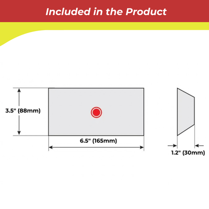 HE020AW 1.8 lb Hanging Anode with Stainless Wire
