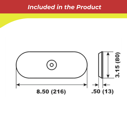 HN1A Hull Plate – Aluminum Transom Anode