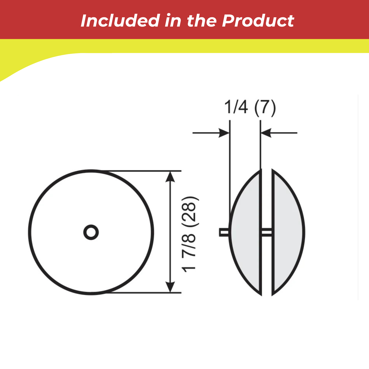 R1875A Rudder / Trim Tab Anode – 1-7/8" Aluminum Sacrificial Anode