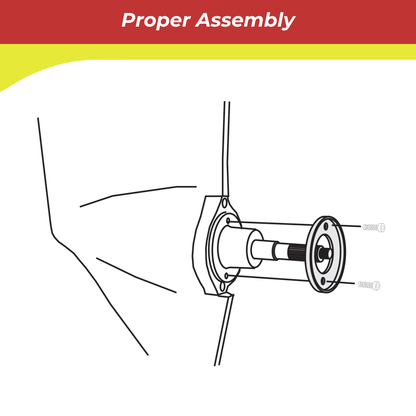 00114A for Volvo Penta V-17 Prop Ring Anode — Replaces Volvo 875805