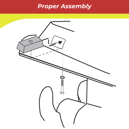 00151A for Bombardier (Johnson/Evinrude) Rear Gearcase Anode — Replaces 397768 / 395634
