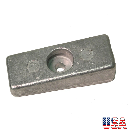 00051A anode Metal block with a central hole on a white background with 'USA' text.