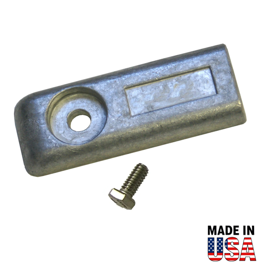 Metal 00094A with a screw on a white background, featuring 'Made in USA' text.