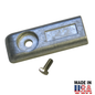 Metal 00094A with a screw on a white background, featuring 'Made in USA' text.