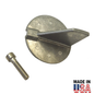 00121A for Yamaha Counter Rotating Trim Tab Anode 115–130hp — Replaces Yamaha 6K1-45371-00 / 6L6-45371-00