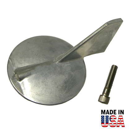 Performance Metals Yamaha trim tab anode 150-225hp. Replaces 6J9-45371-01. Aluminum corrosion protection for salt, brackish, and fresh water outboards.