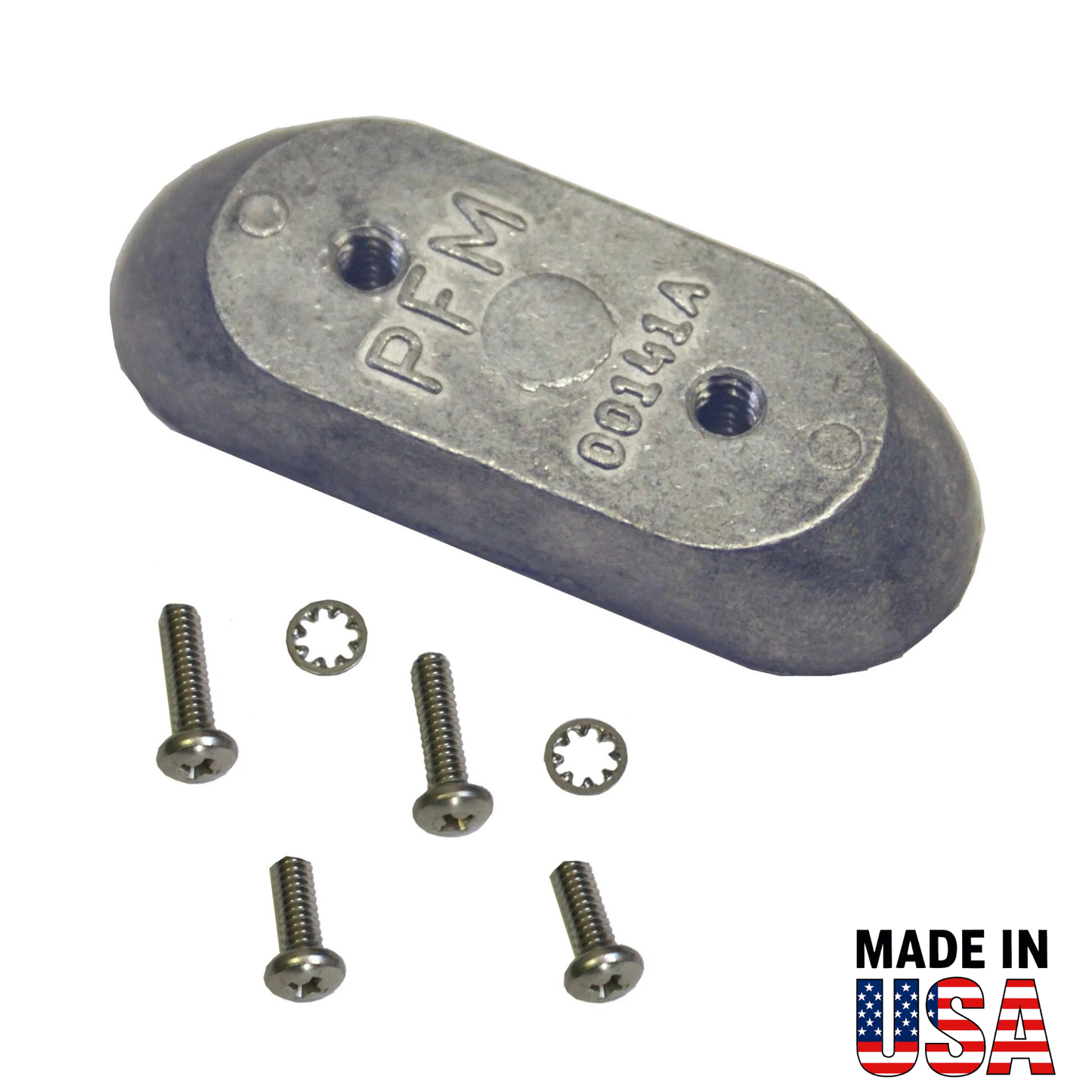 00141A for Bombardier (Johnson/Evinrude) Side Mounted Anode — Replaces 123009 / 327606 / 173029