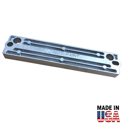 00353A for Suzuki Outboard Bar Anode 40–350hp — Replaces Suzuki, Tohatsu, Johnson/Evinrude & Mercury OEM