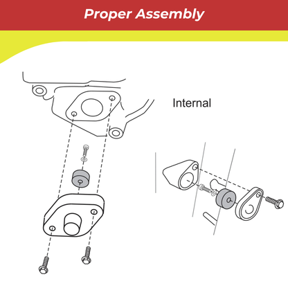 Technical diagram of 00344a anode mechanical assembly with labeled parts on a white background.