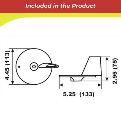 00029A for Honda Small Plate Anode — Replaces Honda 41107-ZW1-B01ZA
