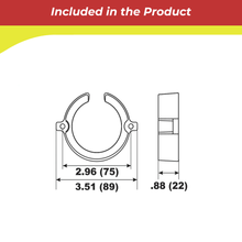 00048A for Mercruiser Bravo 1 Bearing Cavity Anode — Replaces Mercury 806188Q1