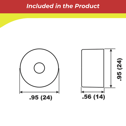 00128A for Button Anode — Replaces Yamaha 688-45251-01 & Honda 12155-ZV4-A00