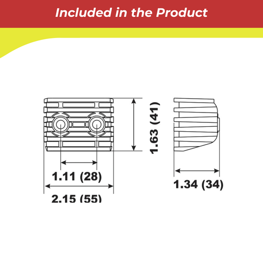 00158A for Volvo Penta DPX Outdrive Cube Anode — Replaces Volvo 873395