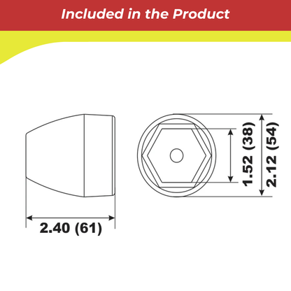 Labeled diagram of the 00163a anode showing dimensions