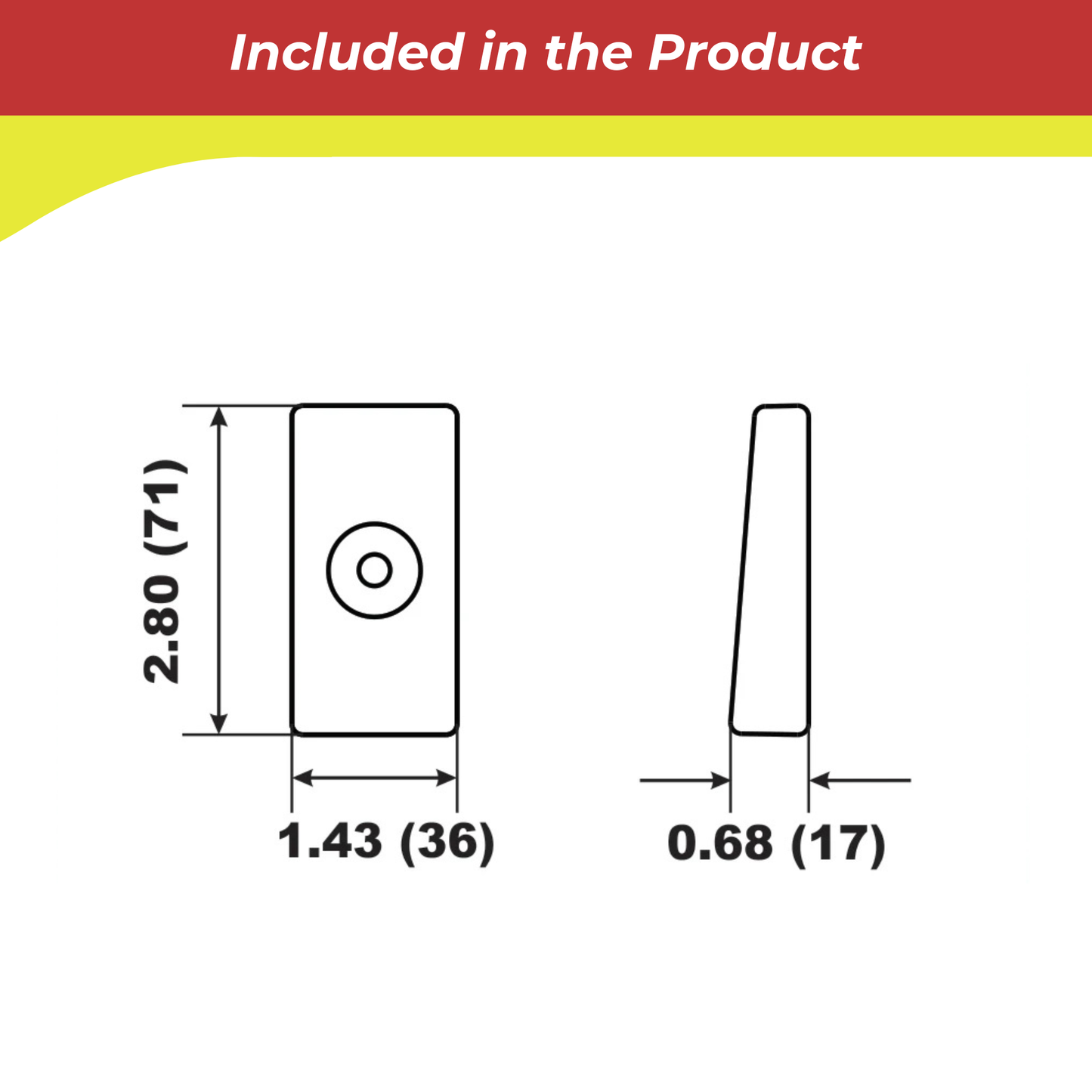 00198A for Side Pocket Anode Thin — Replaces Honda 41109-ZW1-B00