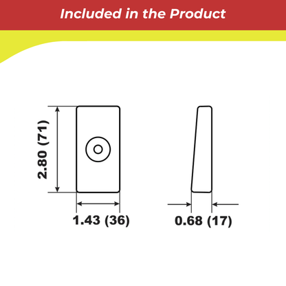 00198A for Side Pocket Anode Thin — Replaces Honda 41109-ZW1-B00