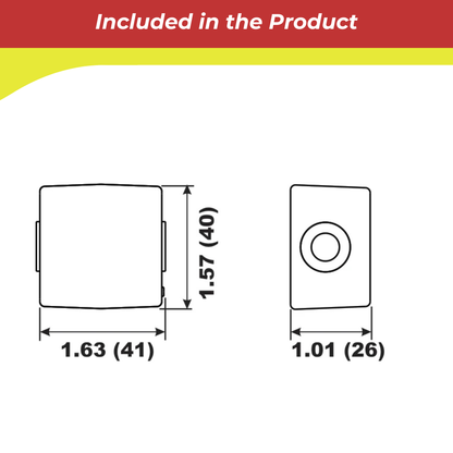 Technical drawing of a 00201A anode with dimensions on a white background