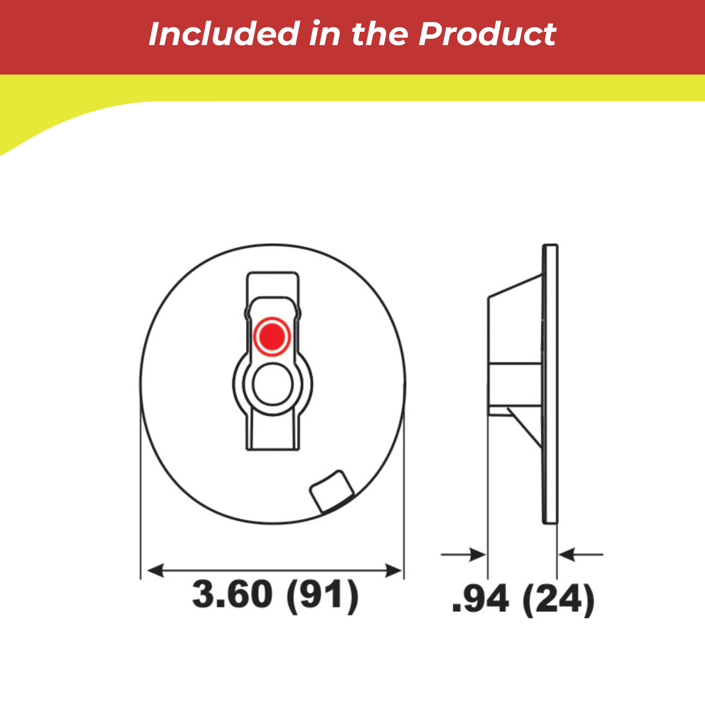 Technical drawing of a 00268A anode with dimensions labeled