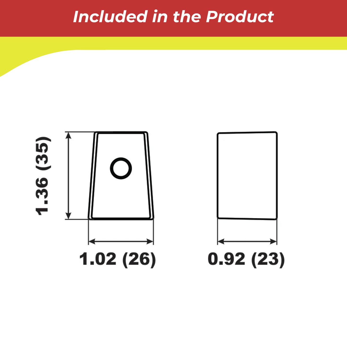 00360A for Outboard Cube Anode 25–60hp — Replaces Yamaha 67C-45251-00